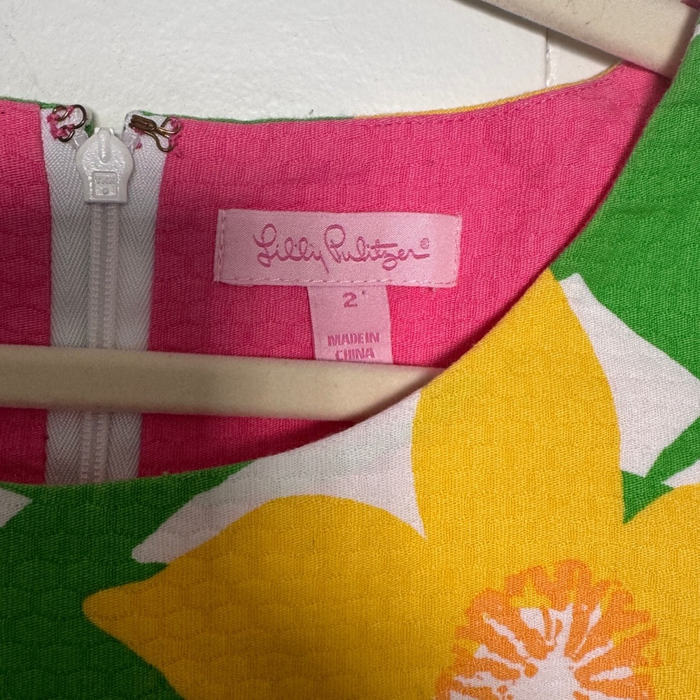 Lilly Pulitzer 2 piece set- dress with matching cardigan - Picture 2 of 3